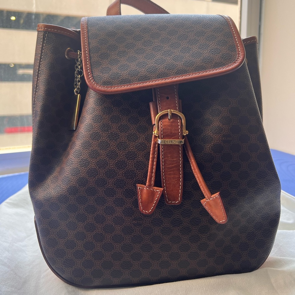 Vintage Celine Macadam backpack
